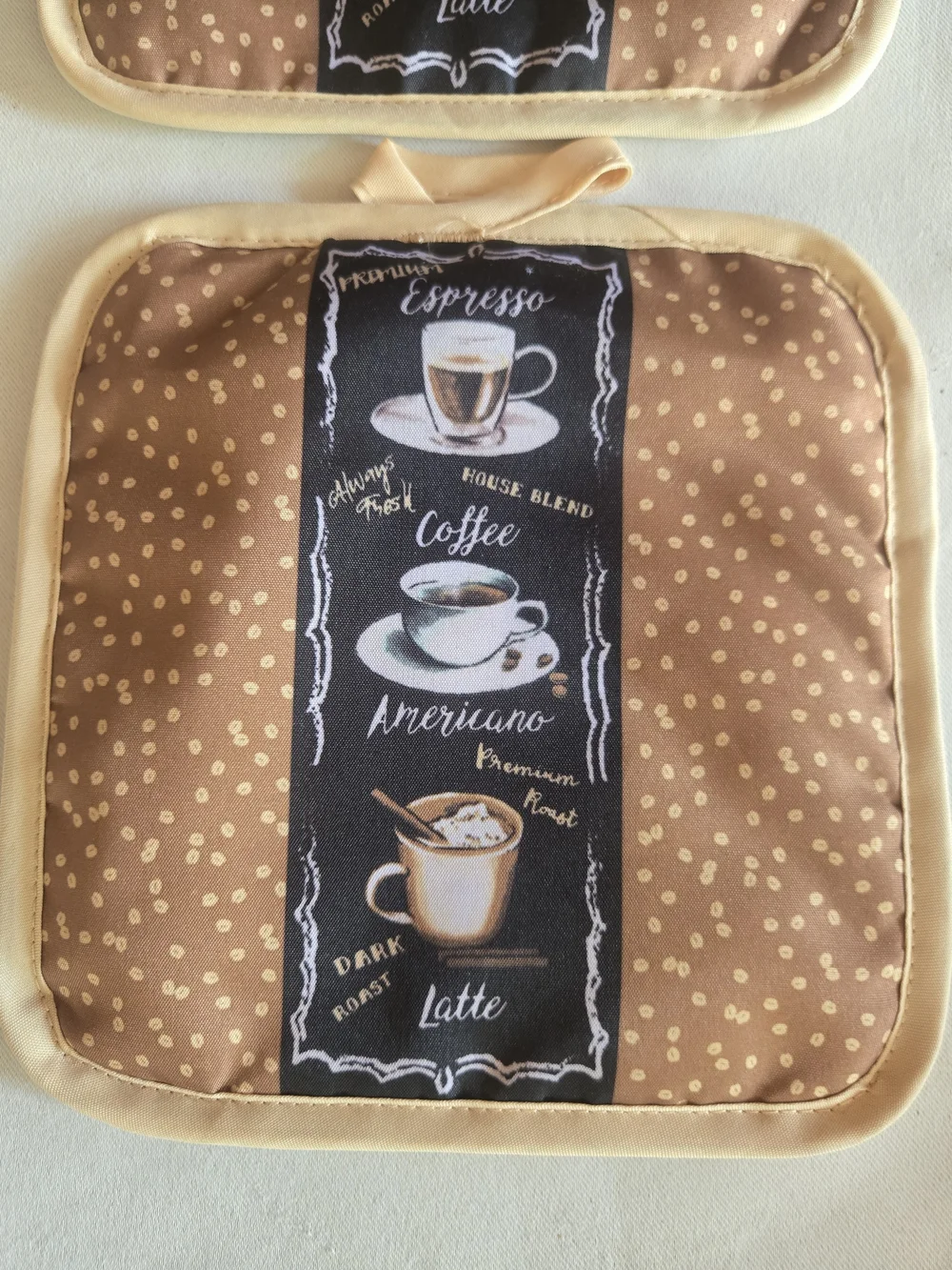 Coffee Print Pot Holder Hot Pads
